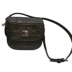 DOONEY & BOURKE Denison SADDLE FLAP Leather Crossbody Olive Green $358